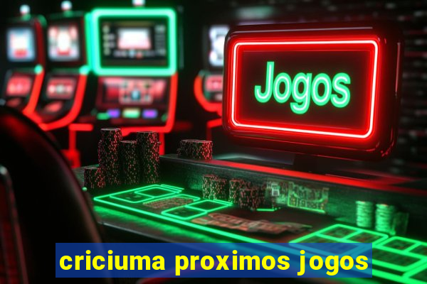 criciuma proximos jogos