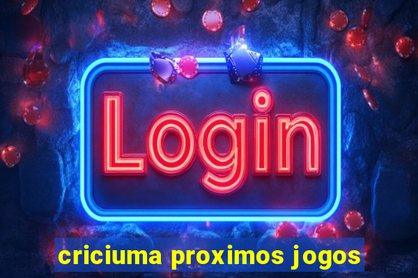 criciuma proximos jogos