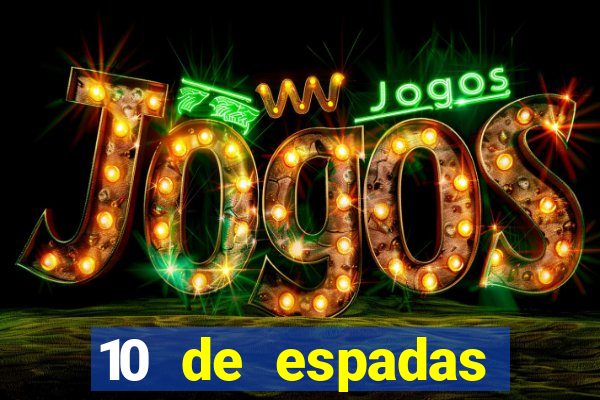 10 de espadas tarot amor