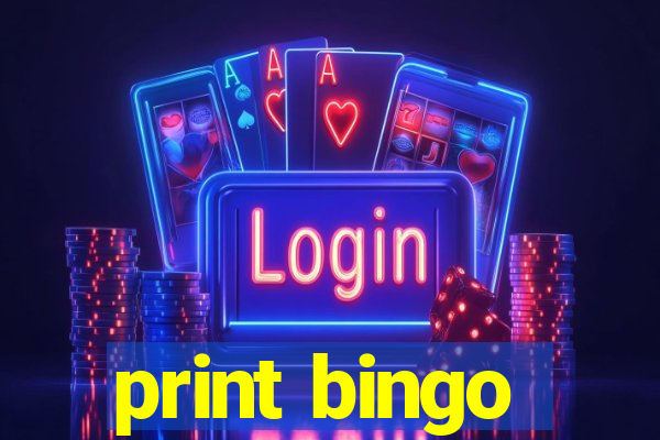 print bingo