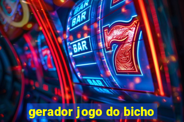 gerador jogo do bicho