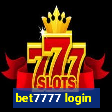 bet7777 login