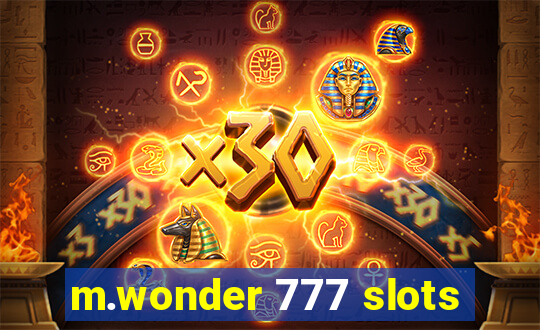 m.wonder 777 slots