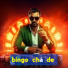 bingo chá de bebê excel