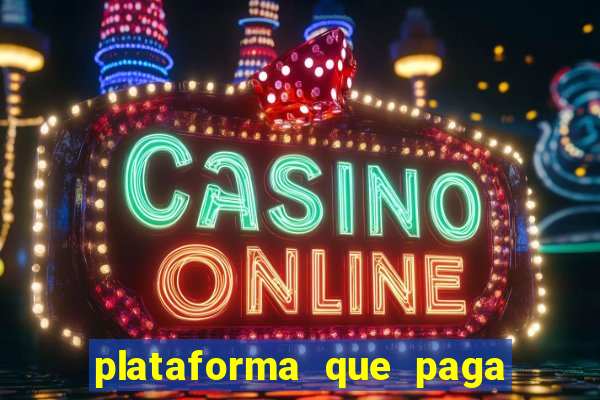 plataforma que paga no cadastro fortune tiger