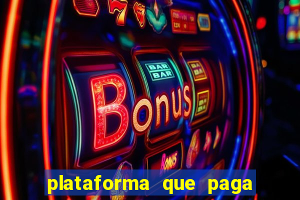 plataforma que paga no cadastro fortune tiger