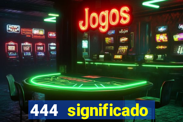 444 significado hora espejo