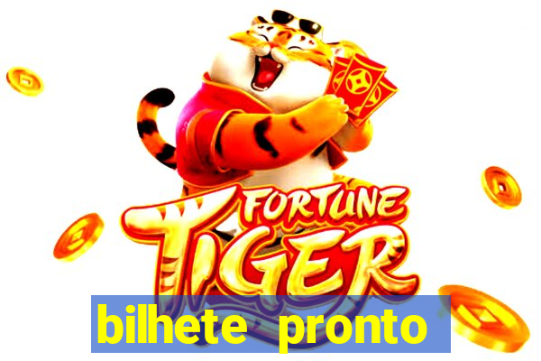 bilhete pronto futebol hoje