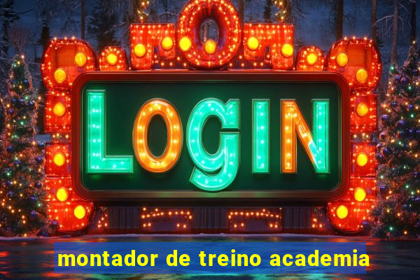 montador de treino academia