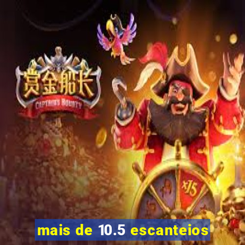 mais de 10.5 escanteios