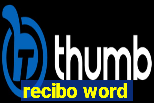 recibo word