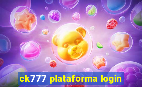 ck777 plataforma login
