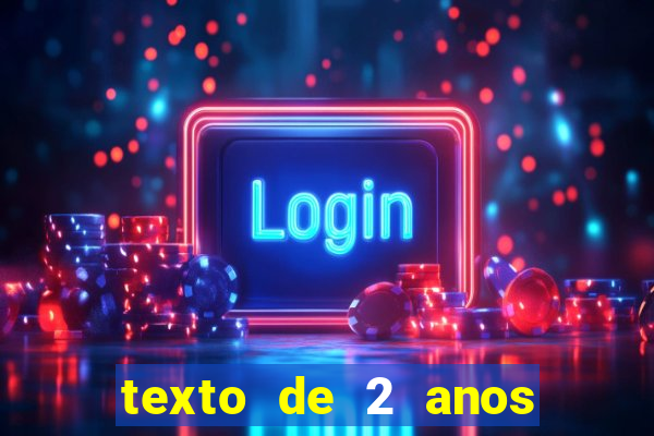 texto de 2 anos de namoro