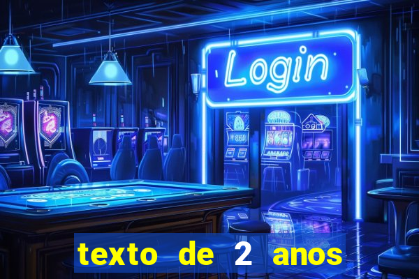 texto de 2 anos de namoro