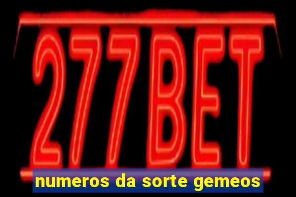 numeros da sorte gemeos
