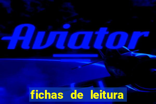 fichas de leitura para alfabetizar