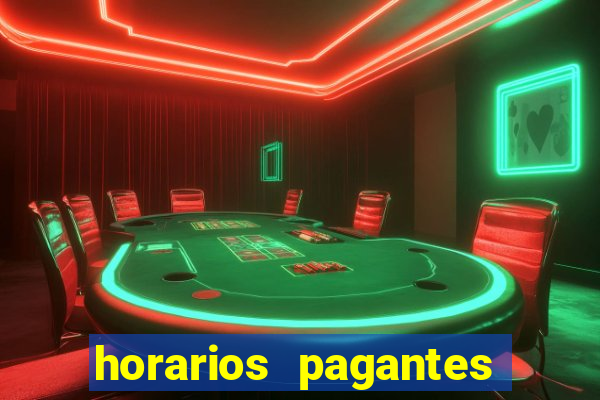 horarios pagantes do coelho