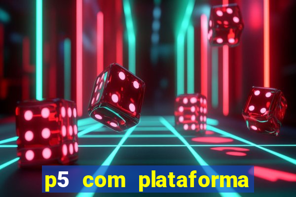 p5 com plataforma de jogos