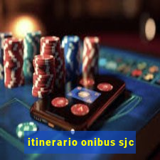 itinerario onibus sjc