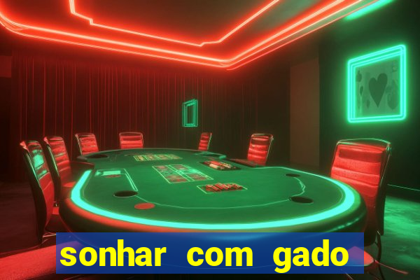 sonhar com gado jogo do bicho