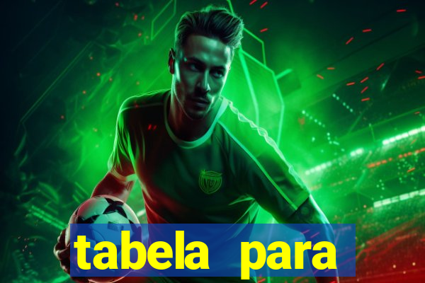 tabela para misturar cores